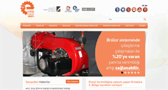 Desktop Screenshot of enerjiverimlisanayi.com